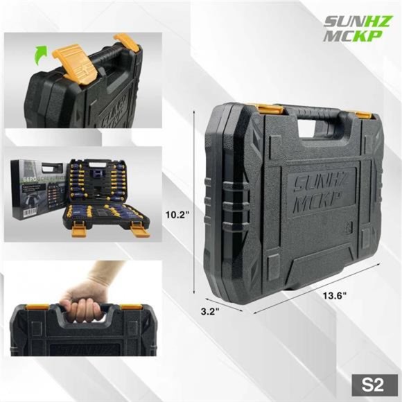 Magnetic Screwdriver Set 66-Piece, S2-Alloy Tool Steel,Includes Slotted/Phillips - Picture 2 of 6